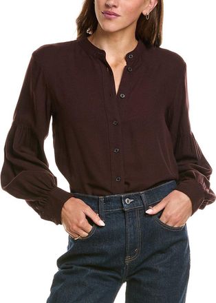 Madewell Stand Collar Button Up Shirt