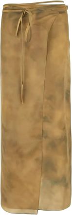 Sportmax Gonna midi in seta - Toni neutri