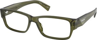 Prada Demo Rectangular Mens Eyeglasses PR B09V 25A1O1 57