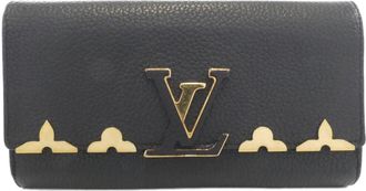 Louis Vuitton Black Long Wallet (Bi-Fold) (Pre-Owned)