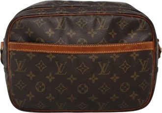 Louis Vuitton Reporter Pm Brown Canvas Shoulder Bag (Pre-Owned)