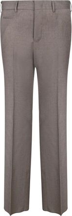 Pantaloni Torino Chinos - Heren - Wijde Broeken - Bruin - S - Leer - Broeken
