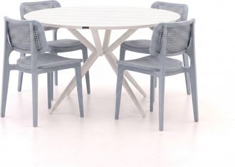 Forza Furniture Forza Xitta/Sora &oslash;127cm dining tuinset 5-delig