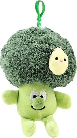 Generic Food Plush Toys - Rag Doll Keyring Broccoli Plush Toy, Funny Key Chain, Creative Cute Accessories, Couple Pendant for Purse, Backpack, Handbag, Childr