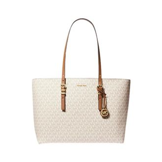 Michael Kors Tote Bags, female, White, Size: ONE SIZE Quinn Large Tote