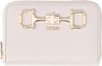 Guess Janie Logo Wallet - Dames - Portefeuilles - Wit - ONE Size - Accessoires