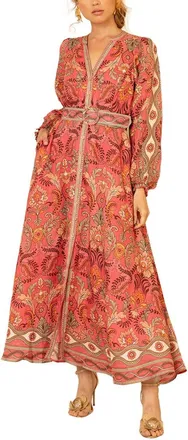 Hale Bob Hale Bob Ryann Linen Maxi Dress