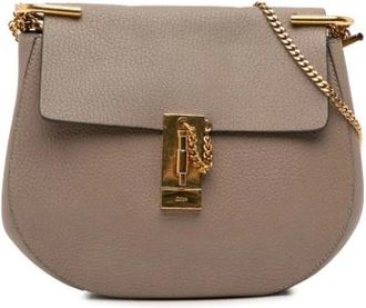 Chlo&eacute; Pre-owned Cross Body Bags, female, Brown, Size: ONE SIZE Pre-owned Leather Shoulder Bag