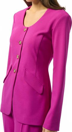 Joseph Ribkoff Cosmos Scuba Crepe Fitted Jacket