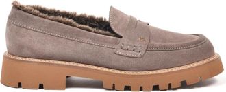 Baldinini D7B022 Loafer - Dames - Loafers - Grijs - 37 EU - Leer - Schoenen