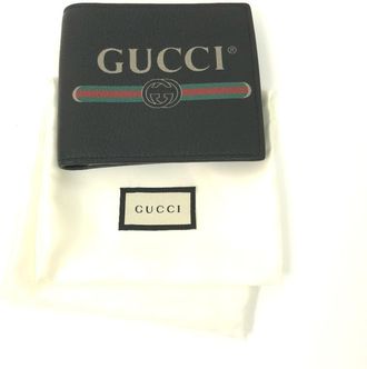 Gucci Black Leather Wallet (Bi-Fold) (Pre-Owned)