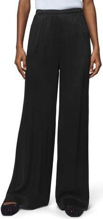 Splendid Serena Satin Pull-On Pants in Black at Nordstrom Rack, Size X-Large