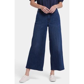NYDJ Mona High Waist Crop Wide Leg Jeans in Ibiza Blues at Nordstrom Rack, Size 16