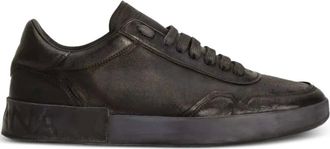 Dolce & Gabbana Portofino debossed-logo sneakers - Black