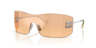 Miu Miu Eyewear MUB53S1BC80Y Rectangle Frame Sunglasses - Gold