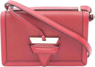 Loewe Pre-owned Cross Body Bags, female, Red, Size: ONE SIZE Pre-owned Shoulder Bag