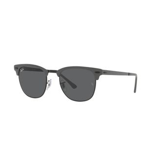 Ray-Ban Clubmaster Metal Zonnebril Grijs/Zwart - unisex - Zonnebrillen - Grijs - 51 MM - Accessoires