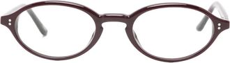 Chimi Eyewear Lex oval-frame sunglasses - Red