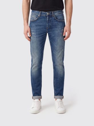 Dondup Jeans George modello slim fit in denim di cotone stretch a cinque tasche