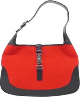 Gucci Pre-owned Shoulder Bags, female, Red, Size: ONE SIZE Pre-owned Vintage Shoulder Bag