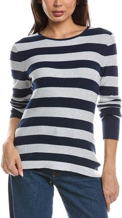 Fort&eacute; Cashmere Thermal Crewneck Cashmere-Blend Sweater
