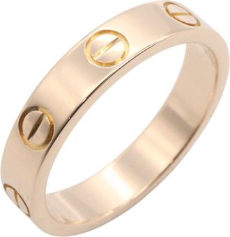 Cartier Gold Pink Gold (18K) Band Ring (Pre-Owned)