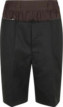 Maison Margiela Shorts - Dames - Korte Broeken - Zwart - XS - Korte Broeken