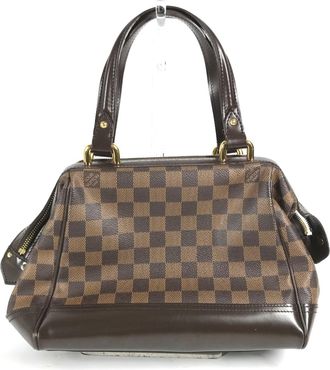 Louis Vuitton Brown Ebene Damier Canvas Handbag Tote Bag (Pre-Owned)