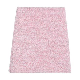 Balenciaga Boucl&eacute; Mini Skirt - female - Balenciaga - Short Skirts - Pink - M - Skirts