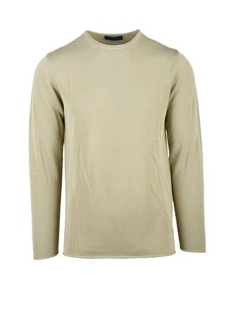 Daniele Fiesoli Beige Minimalist Cotton Sweater