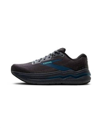Brooks Mens Ghost Max 2 Running Shoes In Ebony/cockatoo/blue Sapphire
