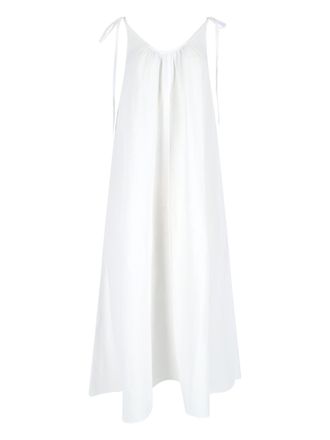 Anine Bing Midi Linen & Lyocell Dress - White