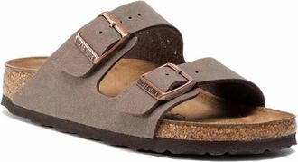 Birkenstock Sandalen Arizona Birko-Flor - Heren - Sandalen - Bruin - 43 EU - Leer - Schoenen