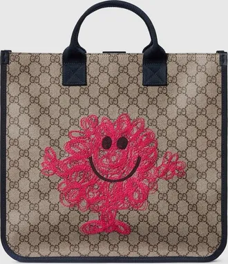 Gucci Kids - GG Tote Bag With Print, Beige, GG Canvas