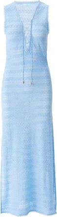 Melissa Odabash Kleedjes, Dames, Blauw, XS, Polyester, Maddie Cover Up