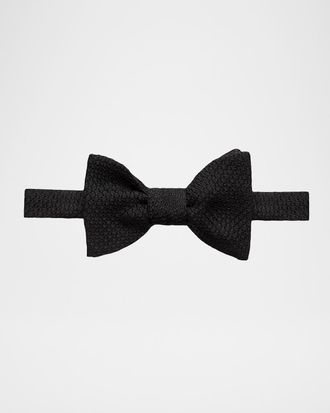 Eton Textured Silk Pre-Tied Bow Tie