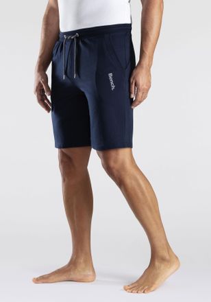 Bench Sweatshorts BENCH. LOUNGEWEAR, Herren, Gr. 60/62 (XXL), N-Gr, blau (navy), Sweatware, Obermaterial: 60% Baumwolle, 40% Polyester, unifarben, Basic, be