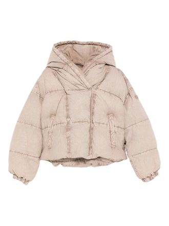 Diesel hooded padded jacket - Neutrals