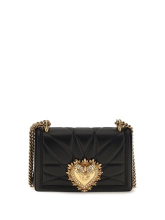 Dolce & Gabbana Devotion Shoulder Bag - Black