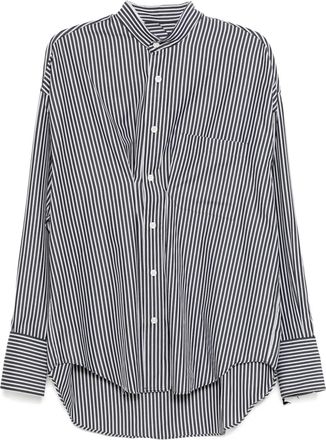 Marina Yee Camicia Twin plissettata - Nero