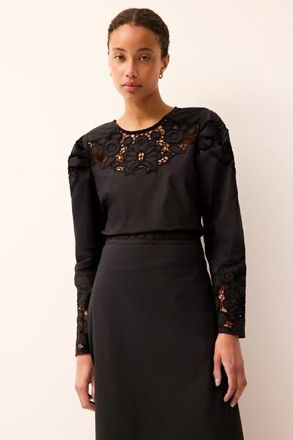 Marie Oliver Dori Top in Noir at Nordstrom, Size X-Small L