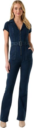 Guess Nikita Flared Denim Jumpsuit