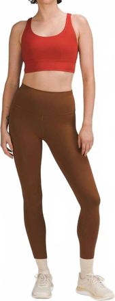 lululemon Wunder Train High-Rise Tight In Roasted Brown