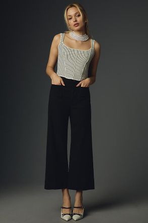 Maeve The Colette Magic Fabric Crop Wide-Leg Pants by Maeve