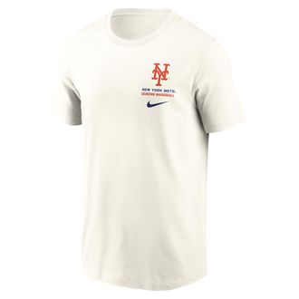 Nike New York Mets 2-Hit Nike Mens MLB T-Shirt in Brown | N19911KNME-1DJ
