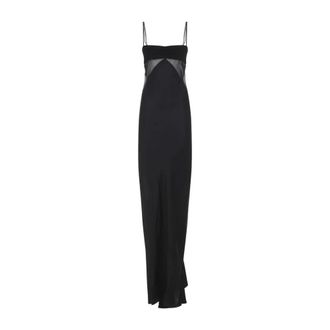 Rick Owens Gowns, female, Black, Size: S Combo Slip Gown