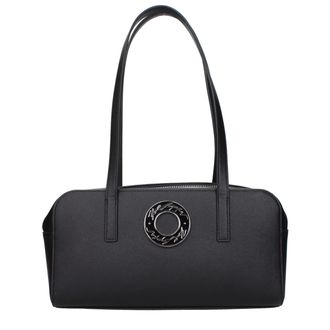 Karl Lagerfeld Black Leather Shoulder Womens Bag