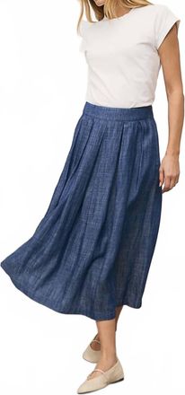 0039 Italy Womens Kylie Skirt In Denim
