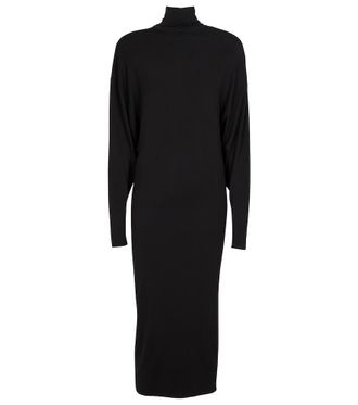 Alexandre Vauthier Turtleneck stretch-jersey midi dress