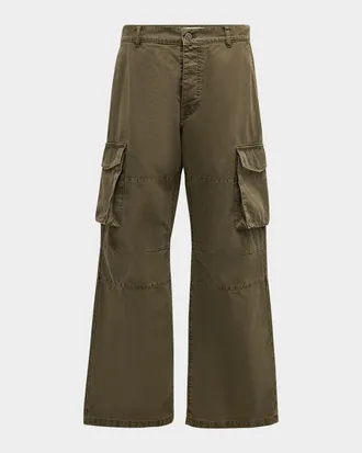 Golden Goose Men & apos;s Journey Garment-Dyed Cotton Cargo Pants
